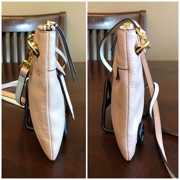 VERA BRADLEY - 🎉HP🎉 Pebbled Leather RFID Convertible Crossbody/Clutch/Pink Blush - Picture 6 of 16